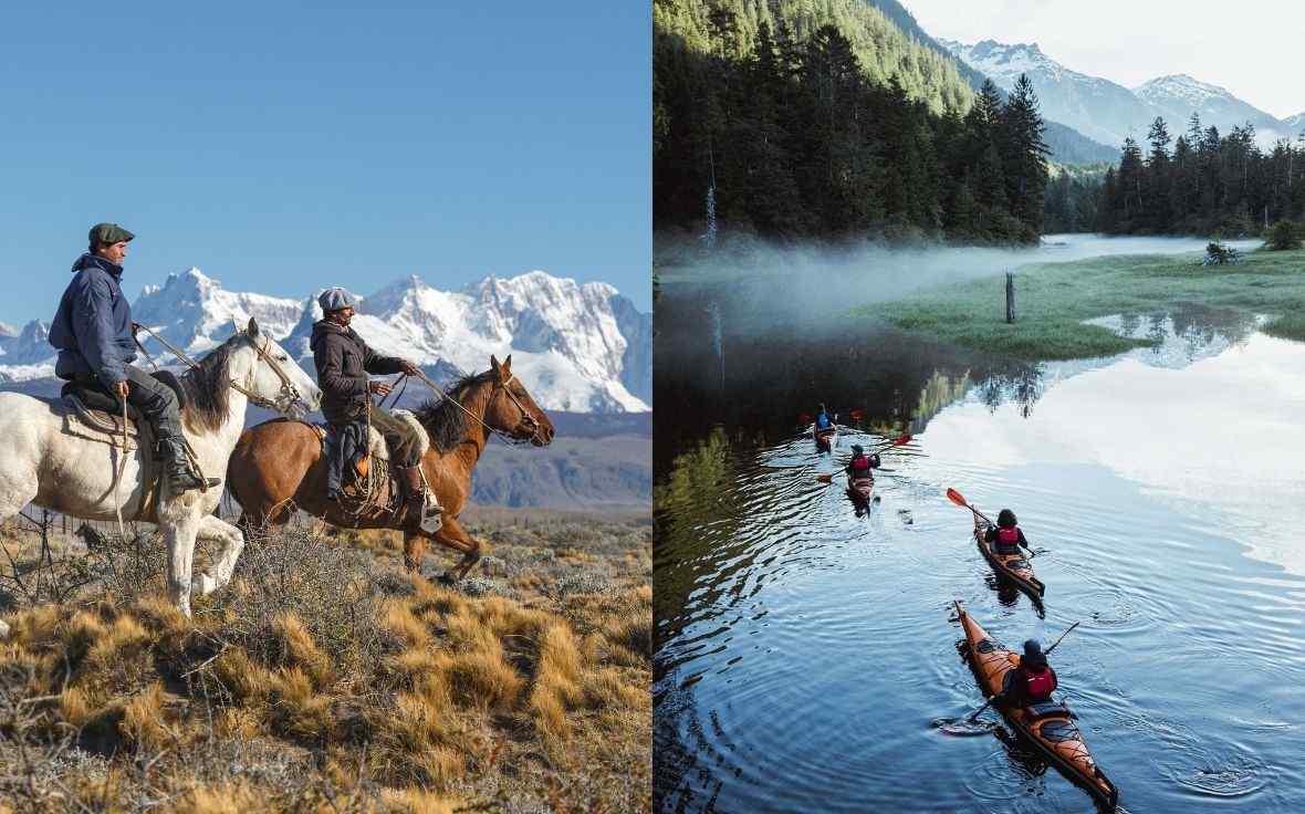 Horseback Riding and Kayaking