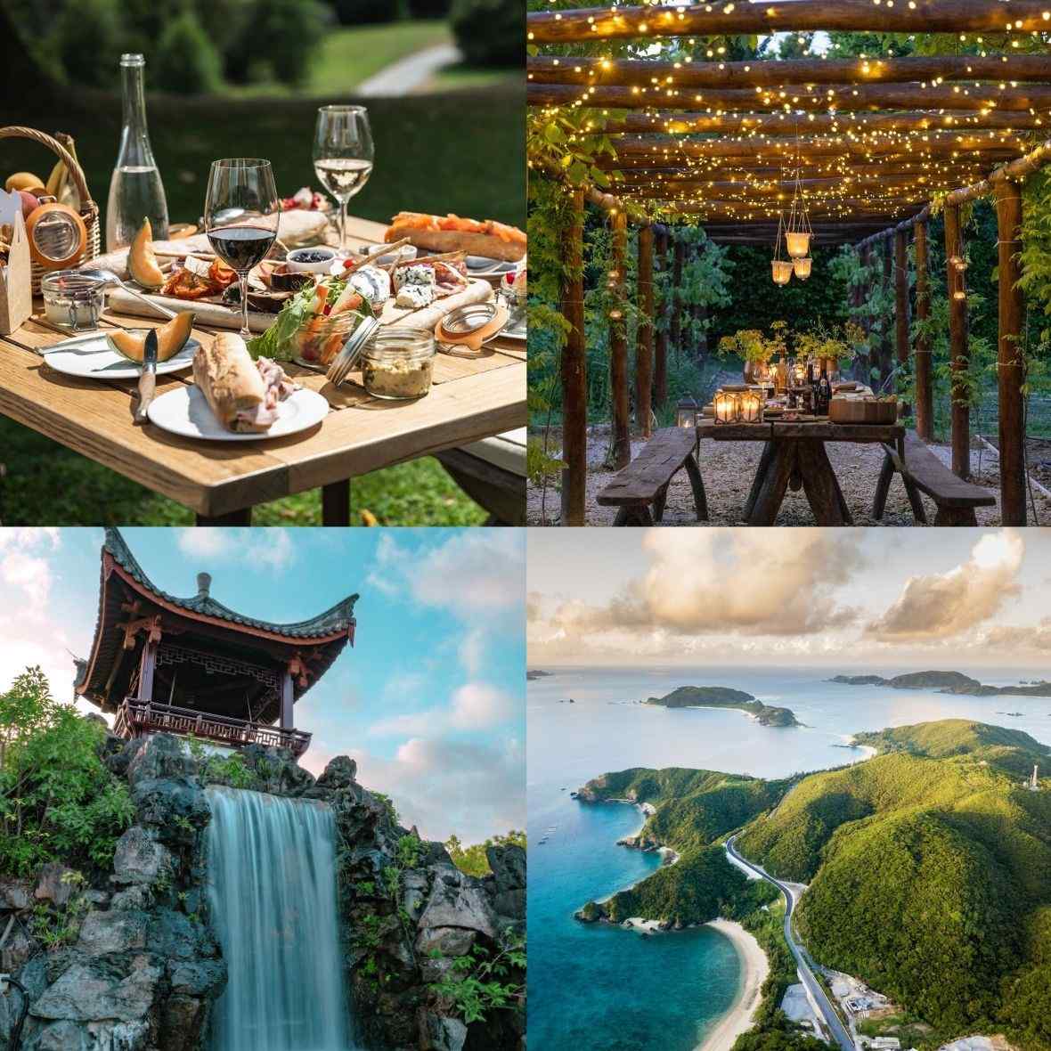 Domaine des Etangs, France | Borgo Santo Pietro, Italy | Okinawa, Japan