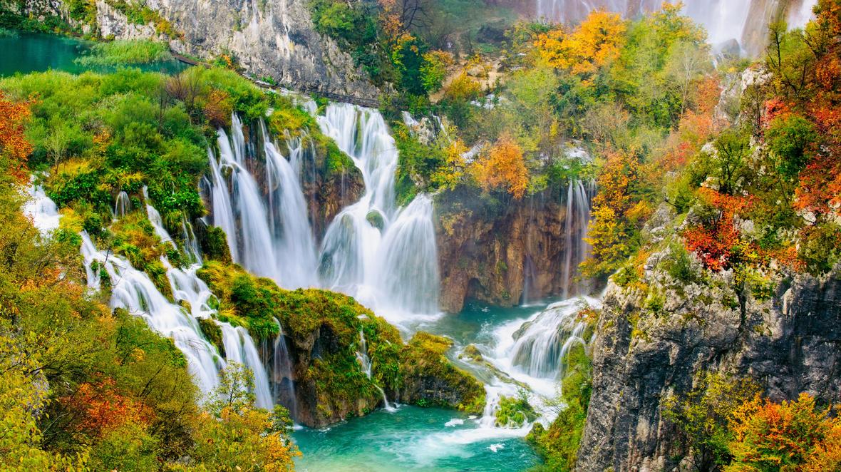 Plitvice Lakes National Park Waterfalls